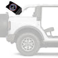 2nd Amendment 12"x18" Forever Wave Flag for Bronco