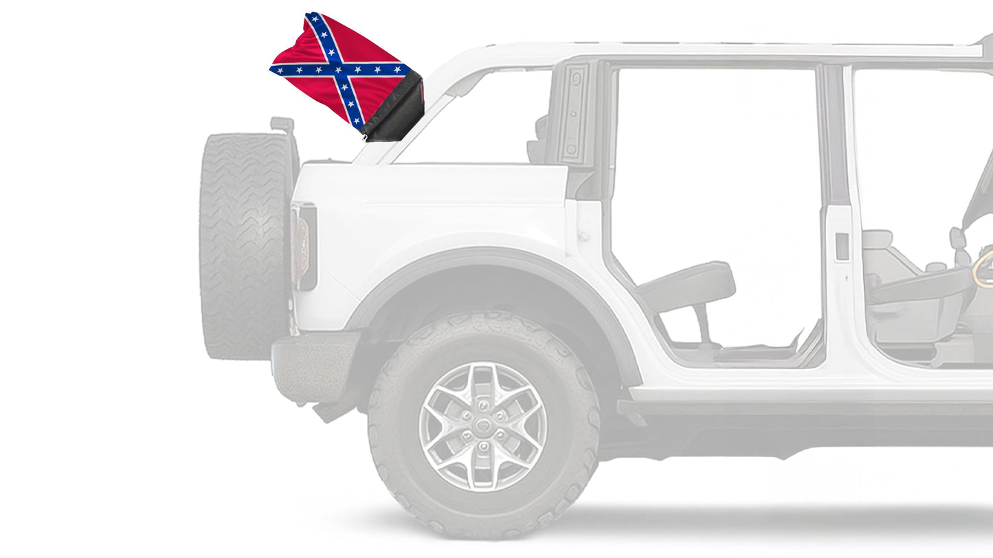 Confederate 12"x18" Forever Wave Flag