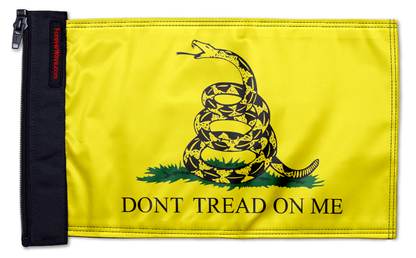 Gadsden "Don't Tread On Me" 12"x18" Forever Wave Flag for Jeep Wrangler CJ-7 and CJ-8 1976-1986