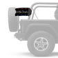We The People 12"x18" Forever Wave Flag for Jeep Wrangler YJ 1986-1995