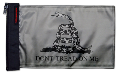Gadsden Subdued 12"x18" Forever Wave Flag for Jeep Wrangler YJ 1986-1995
