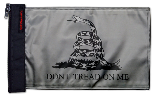 Gadsden Subdued 12"x18" Forever Wave Flag for Jeep Wrangler TJ 1996-2006