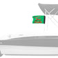 Merry Christmas 12"x18" Forever Wave Flag