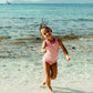 Lainsnow X The Last Mango: Mini Charleston One Piece- Permanent Vacation Pitaya