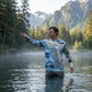 Inside Passage Map UltraLight Sunshirt Hoodie – UPF 50+