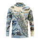 Inside Passage Map UltraLight Sunshirt Hoodie – UPF 50+