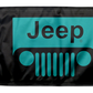 Jeep Grill 12"x18" Forever Wave Flag for Golf Carts