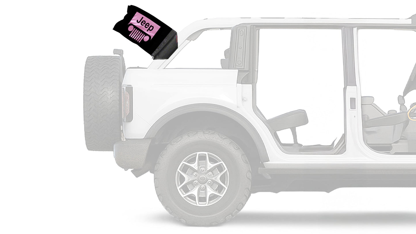 Jeep Grill 12"x18" Forever Wave Flag for Bronco
