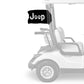 Jeep Paws 12"x18" Forever Wave Flag