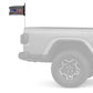 Jeep USA 12"x18" Forever Wave Flag for Jeep Wrangler JL 2-Door 2018-Present