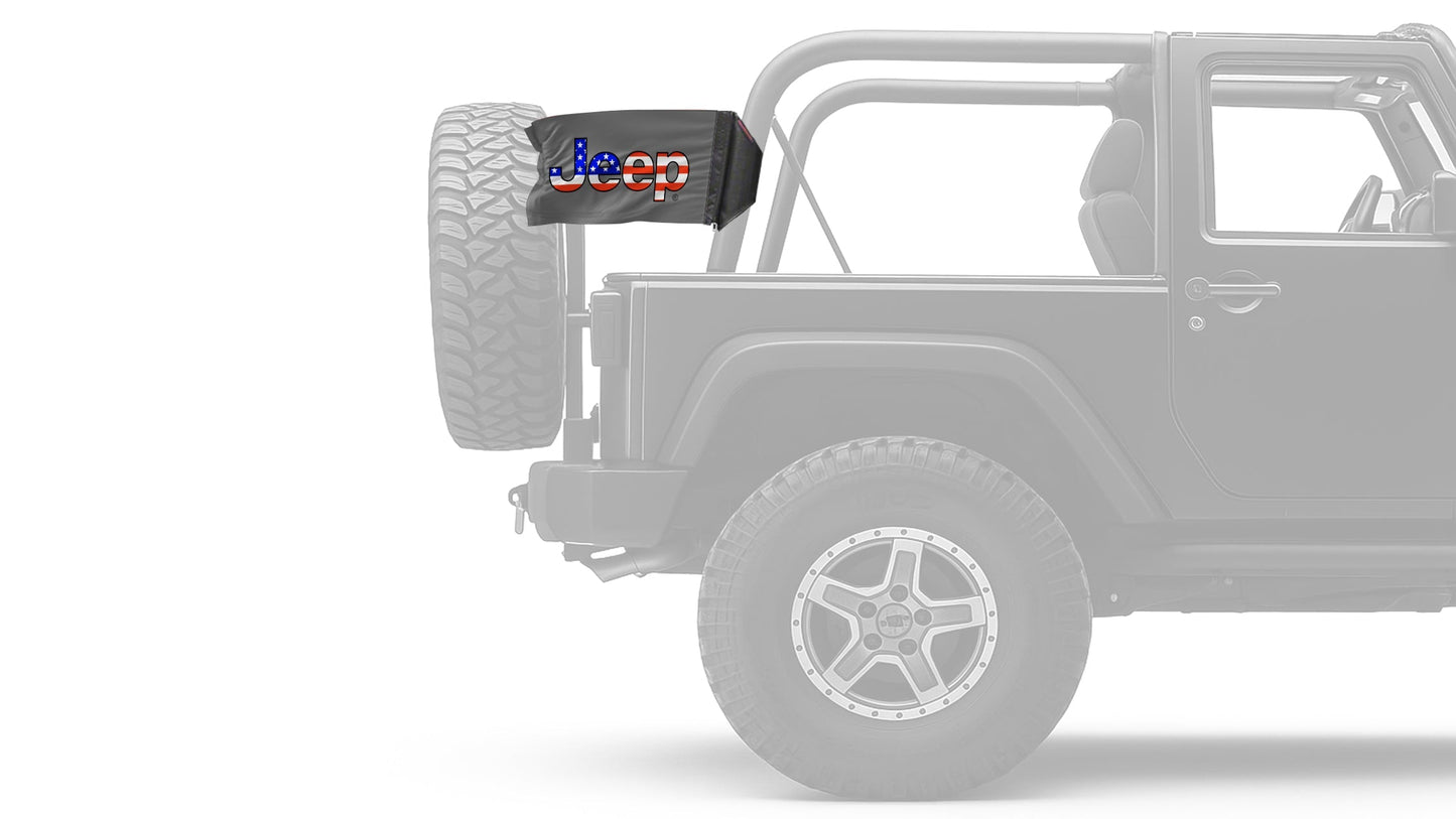 Jeep USA 12"x18" Forever Wave Flag for Jeep Wrangler CJ-7 and CJ-8 1976-1986