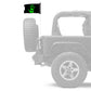 Jeep Wave 12"x18" Forever Wave Flag for Jeep Wrangler TJ 1996-2006
