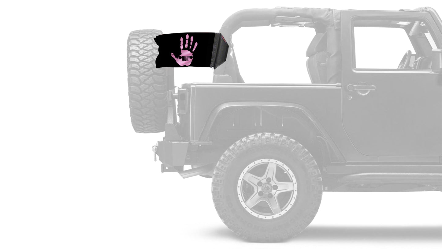 Jeep Wave 12"x18" Forever Wave Flag for Jeep Wrangler YJ 1986-1995