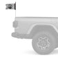Trail Rated 12"x18" Forever Wave Flag for Jeep Wrangler JK 2-Door 2007-2018