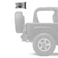 Trail Rated 12"x18" Forever Wave Flag for Jeep Wrangler JLU 4-Door 2018-Present