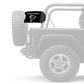 Atlanta Falcons 11"x17" Forever Wave Flag for Jeep Wrangler JK 2-Door 2007-2018
