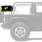 Bucking Bronco 12"x18" Forever Wave Flag for Jeep Wrangler JKU 4-Door 2007-2018