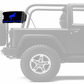Bucking Bronco 12"x18" Forever Wave Flag for Jeep Wrangler JKU 4-Door 2007-2018