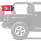 State Flag Tennessee 12"x18" Forever Wave Flag for Jeep Wrangler JKU 4-Door 2007-2018