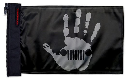 Jeep Wave 12"x18" Forever Wave Flag for Jeep Wrangler YJ 1986-1995