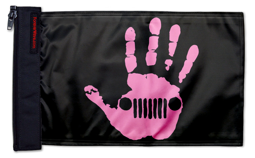 Jeep Wave 12"x18" Forever Wave Flag for Jeep Wrangler CJ-7 and CJ-8 1976-1986