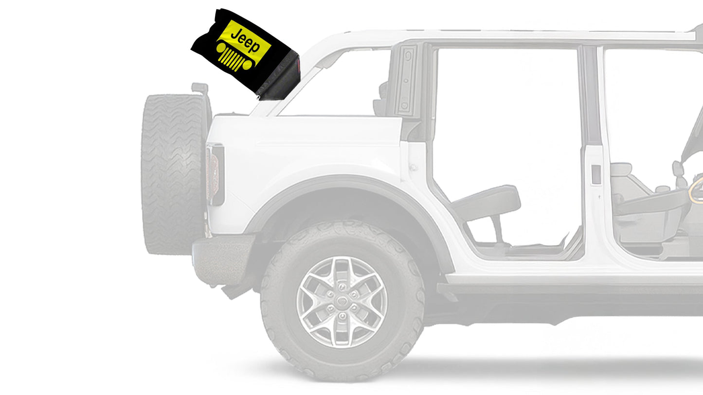 Jeep Grill 12"x18" Forever Wave Flag for Bronco