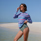 Get Soaked Sleeveless Swim Top with Built-in Bra