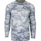 Men's Fractal Camo L/S UV Fishing Shirt