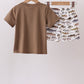 Fish Embroidered Shorts Set