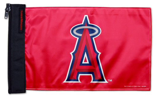Los Angeles Angels 11"x17" Forever Wave Flag for Jeep Wrangler JL 2-Door 2018-Present