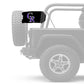 Colorado Rockies 11"x17" Forever Wave Flag for Jeep Wrangler JKU 4-Door 2007-2018