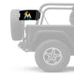 Miami Marlins 11"x17" Forever Wave Flag for Jeep Wrangler LJ 2003-2006