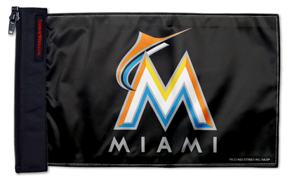 Miami Marlins 11"x17" Forever Wave Flag for Jeep Wrangler YJ 1986-1995