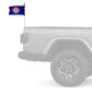 Texas Rangers 11"x17" Forever Wave Flag for Jeep Wrangler TJ 1996-2006
