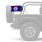 Texas Rangers 11"x17" Forever Wave Flag for Jeep Wrangler TJ 1996-2006