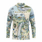 Michigan Map UltraLight Sunshirt Hoodie – UPF 50+