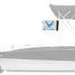Air Force White 12"x18" Forever Wave Flag