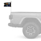 Armed Forces 12"x18" Forever Wave Flag for Jeep Wrangler JK 2-Door 2007-2018