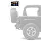 Armed Forces 12"x18" Forever Wave Flag for Jeep Wrangler JK 2-Door 2007-2018