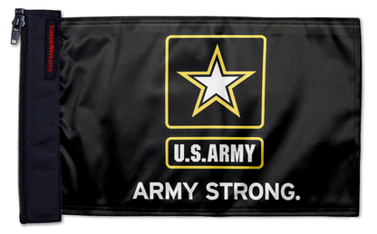 Army Strong 12"x18" Forever Wave Flag for Jeep Wrangler JKU 4-Door 2007-2018