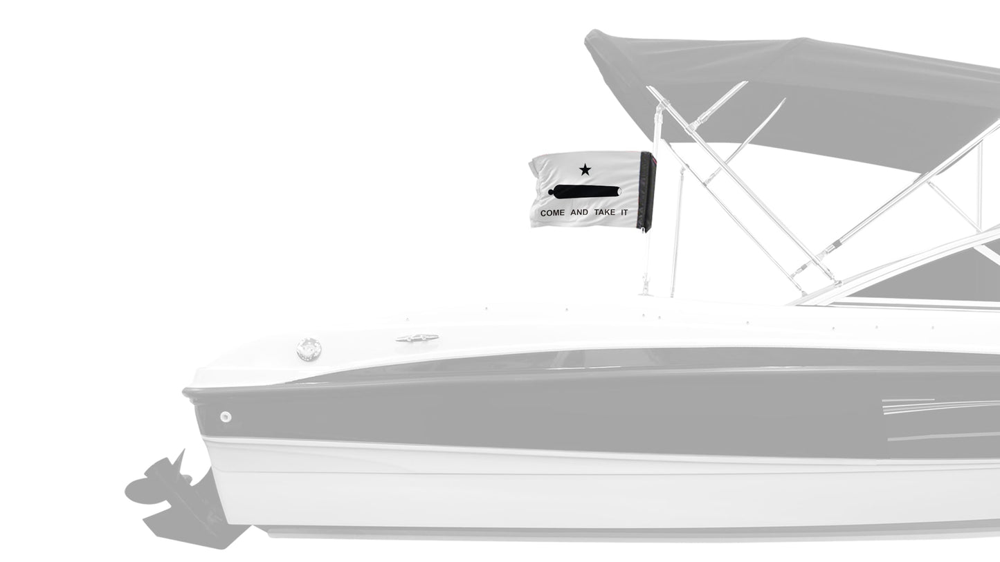 Gonzales 12"x18" Forever Wave Flag for Boats