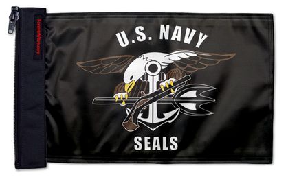 Navy Seals 12"x18" Forever Wave Flag for Jeep Wrangler LJ 2003-2006