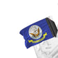 Navy 12"x18" Forever Wave Flag