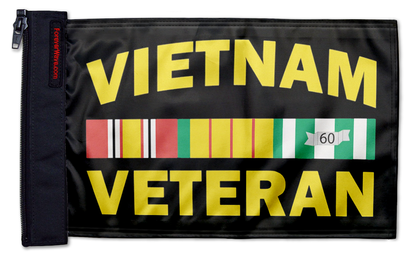 Vietnam Veteran 12"x18" Forever Wave Flag