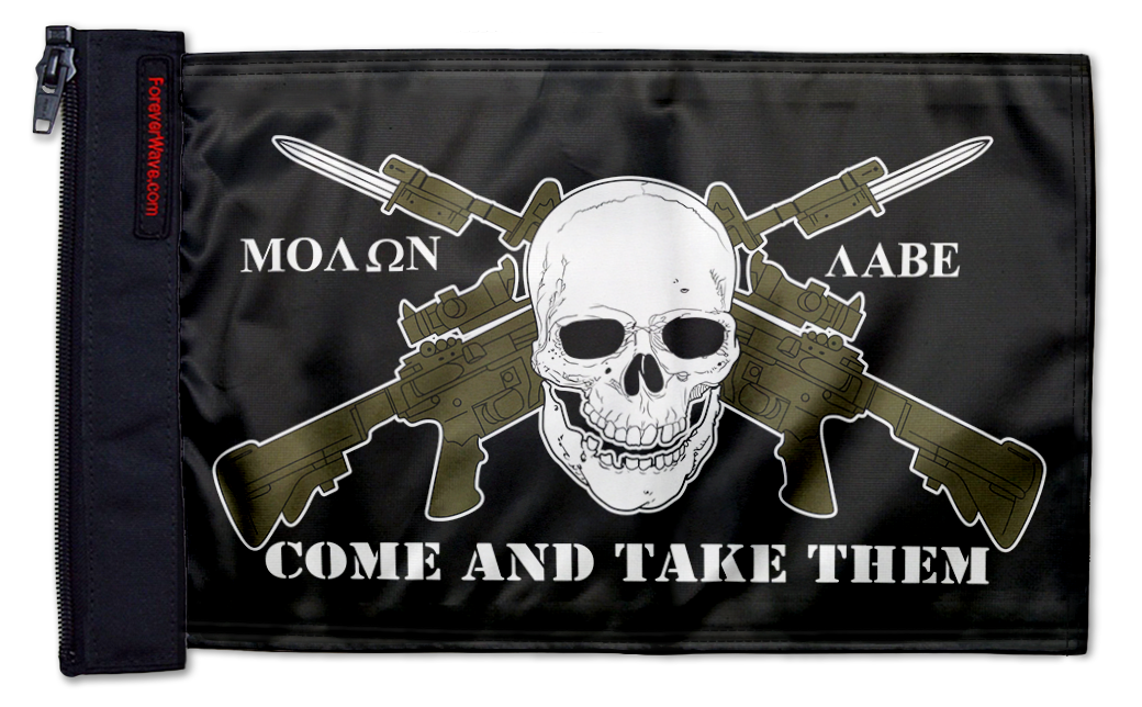 Molan Labe 12"x18" Forever Wave Flag for Boats