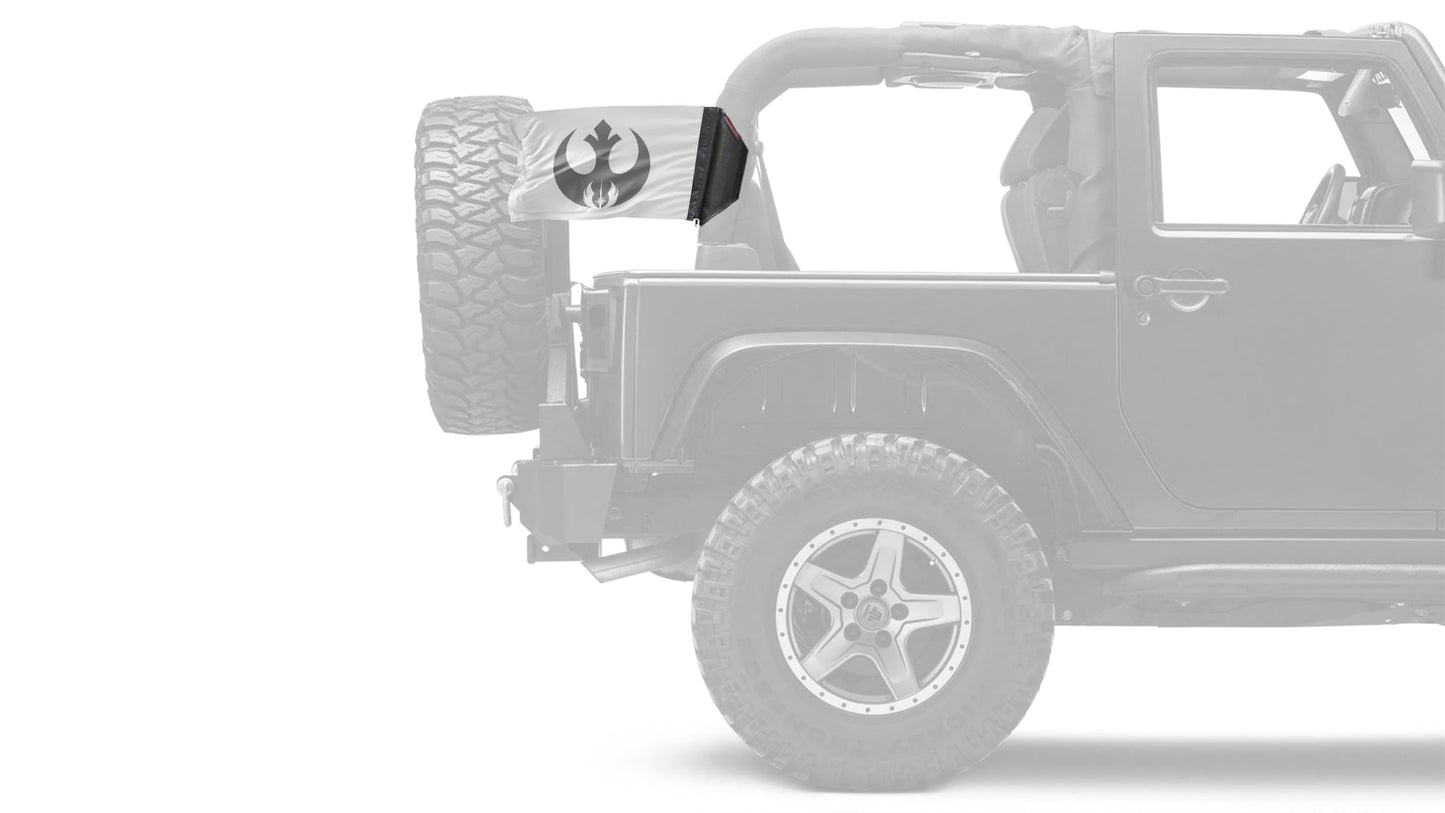 Star Wars Jedi Order 12"x18" Forever Wave Flag for Jeep Wrangler YJ 1986-1995