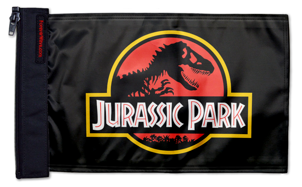 Jurassic Park 12"x18" Forever Wave Flag for Boats