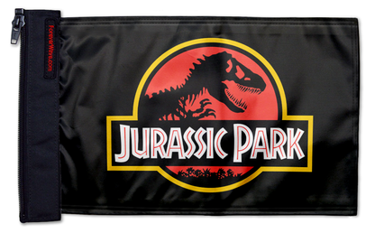 Jurassic Park 12"x18" Forever Wave Flag for Jeep Wrangler JLU 4-Door 2018-Present