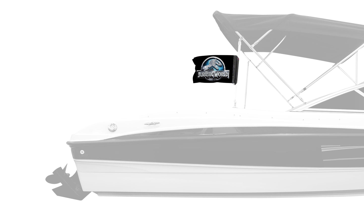 Jurassic World 12"x18" Forever Wave Flag for Boats