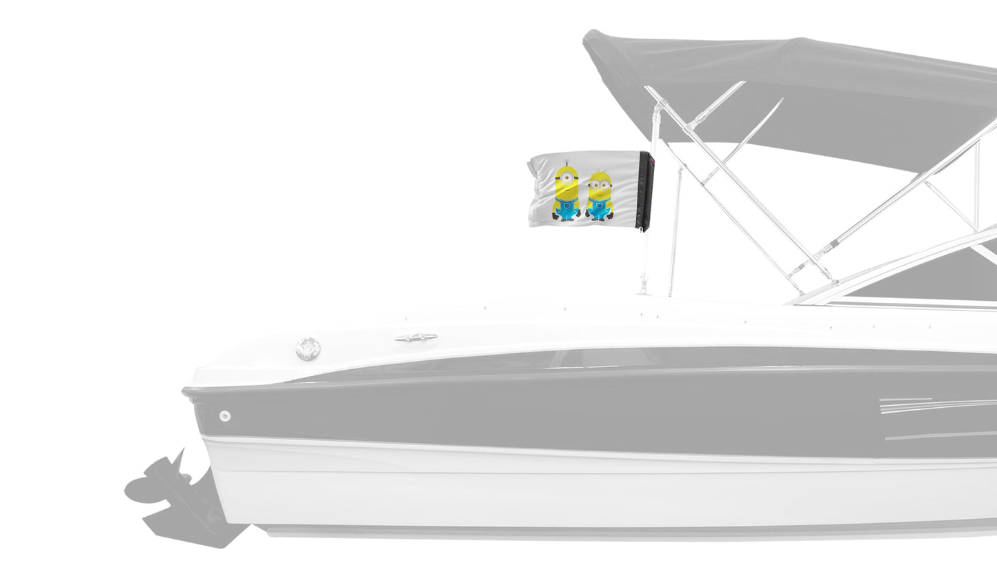 Minions 12"x18" Forever Wave Flag
